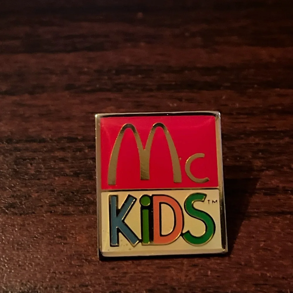 Vintage McDonald’s McKids Employee Lapel Hat Pin